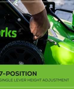 Greenworks 40V 20 Brushless Push Mower, 4.0Ah Battery (Aluminum Handles + Light) - 6