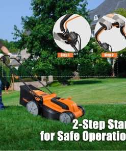 LawnMaster MEB1216K Electric Lawn Mower 16-Inch 12AMP - 8