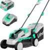 Litheli 20V 13 Cordless Lawn Mower, Electric Lawn Mowers for Garden, Yard and Farm, 5 Heights, with Brushless Motor, 4.0Ah Battery & Charger Included - 1