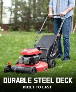 PowerSmart Gas Lawn Mower, 17-Inch 144cc Engine 3-in-1 Walk-Behind Push Lawn Mower, Oil Included 2024 Version - 5