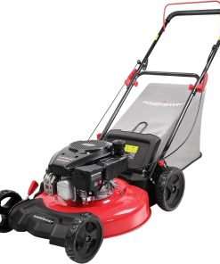 PowerSmart Push Gas Lawn Mower with Grass Bag, 21-Inch 144cc Engine 3-in-1 with Adjustable Cutting Heights 2024 Version - 1