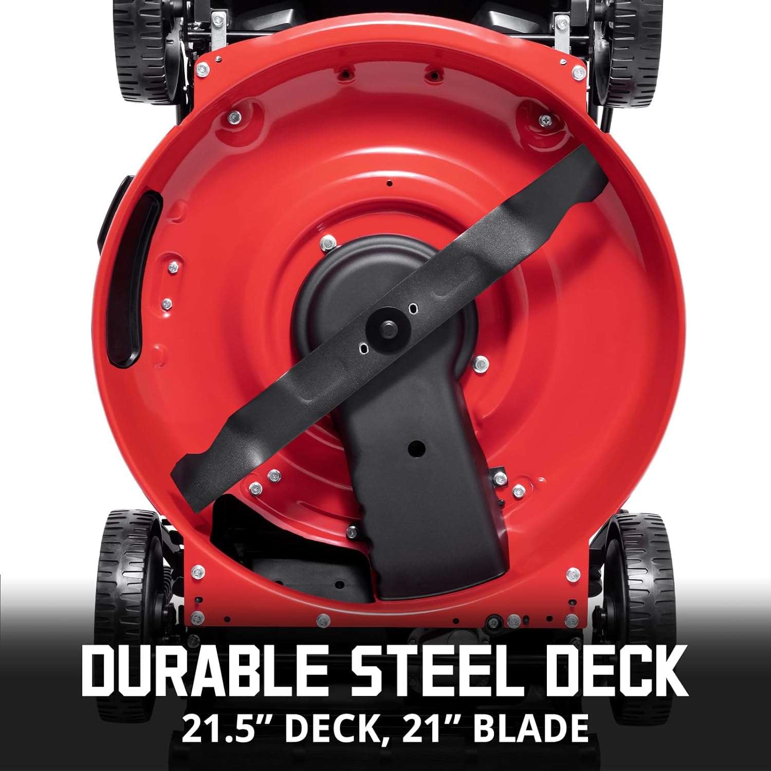 PowerSmart Push Gas Lawn Mower with Grass Bag, 21-Inch 144cc Engine 3-in-1 with Adjustable Cutting Heights 2024 Version - 4