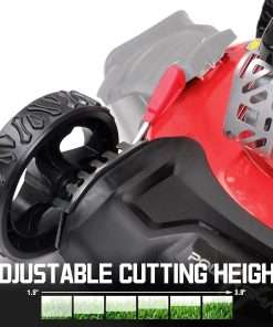 PowerSmart Push Gas Lawn Mower with Grass Bag, 21-Inch 144cc Engine 3-in-1 with Adjustable Cutting Heights 2024 Version - 5