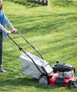 PowerSmart Push Gas Lawn Mower with Grass Bag, 21-Inch 144cc Engine 3-in-1 with Adjustable Cutting Heights 2024 Version - 8