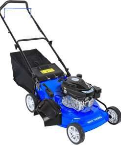 21 Inch Lawn Mower Gas Powered, 4-Cycle 170cc Engine, 3-in-1 Push Lawnmower with Bagging, Mulching & Side Discharge, Adjustable 10-Positions Cutting Height, Easy Start - 1