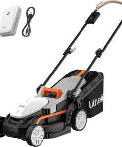 Litheli Cordless Lawn Mower 13 Inch, U20 Handy+ 20V Electric Lawn Mowers for Garden, Yard and Farm, 5 Heights Adjustment, Light Weight,4.0Ah Portable Battery - 1
