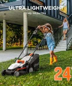 Litheli Cordless Lawn Mower 13 Inch, U20 Handy+ 20V Electric Lawn Mowers for Garden, Yard and Farm, 5 Heights Adjustment, Light Weight,4.0Ah Portable Battery - 6