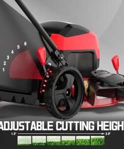 PowerSmart 40V 17 Cordless Lawn Mower, 3-in-1 Brushless Push Lawn Mower with 4.0Ah Battery & Charge - 4