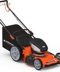 Yard Force Electric YF40VRX21-SP 21 Cordless Lawn Mower – 40V Lithium-Ion Battery, 3-in-1 Self-Propelled, Adjustable Cutting Heights, Brushless Motor - 1