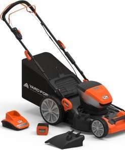 Yard Force Electric YF40VRX21-SP 21 Cordless Lawn Mower – 40V Lithium-Ion Battery, 3-in-1 Self-Propelled, Adjustable Cutting Heights, Brushless Motor - 2