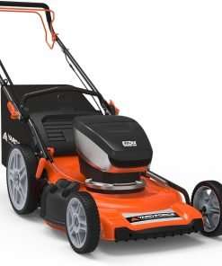 Yard Force Electric YF40VRX21-SP 21 Cordless Lawn Mower – 40V Lithium-Ion Battery, 3-in-1 Self-Propelled, Adjustable Cutting Heights, Brushless Motor - 8