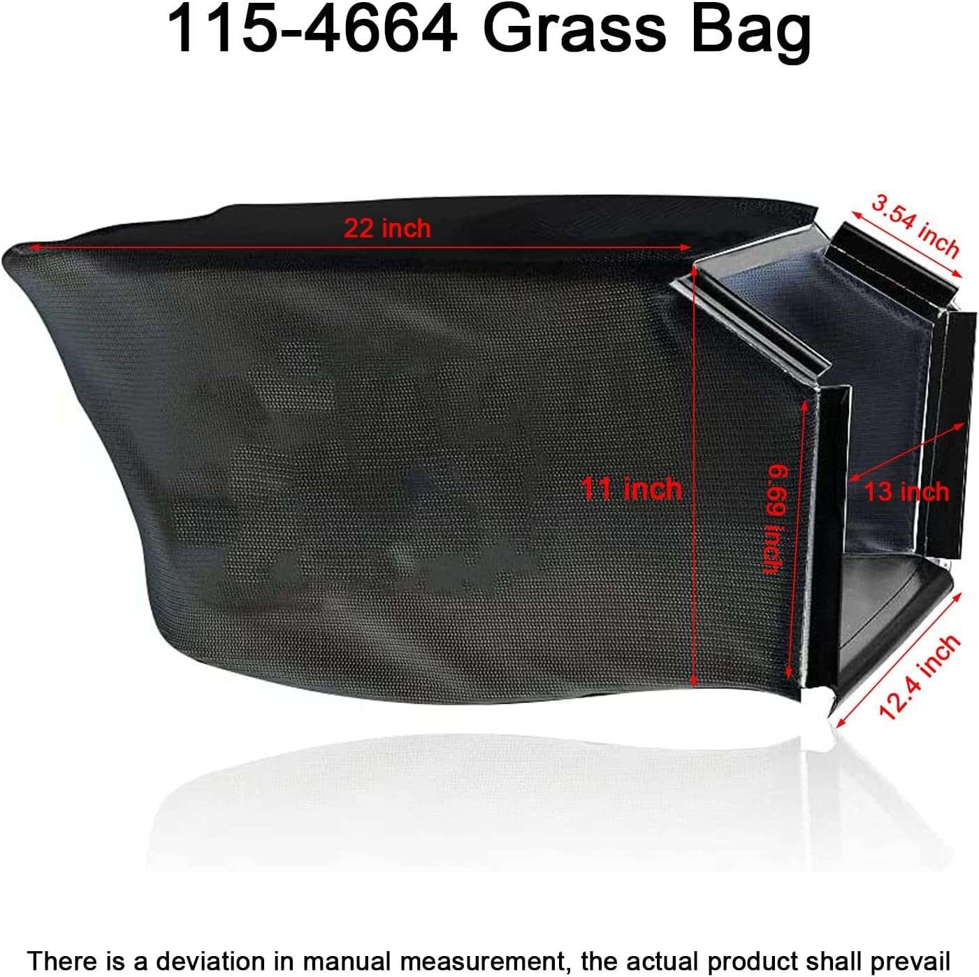 115-4664 Grass Bag - by Braveboy, Compatible with Toro Lawn Mower xt675 59307 22 Lawn Mower 2009, Fits Model 20330 20331 20370 20371 20377 20378 & More - 2