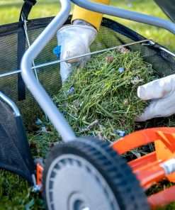 American Lawn Mower Company GC91416 14-Inch-16-Inch Reel Lawn Mower Grass Catcher, Black - 10