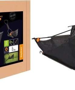 Fiskars StaySharp Grass Catcher, Capacity- 18 litres, Black-Orange, 1000592 - 1