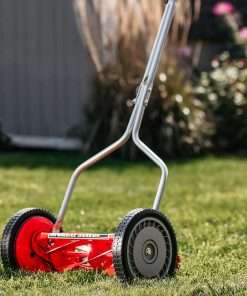 Great States 304-14 14-Inch 5-Blade Push Reel Lawn Mower, Red, Model Number- 304-14, Cutting Width- 14.0 inches - 5