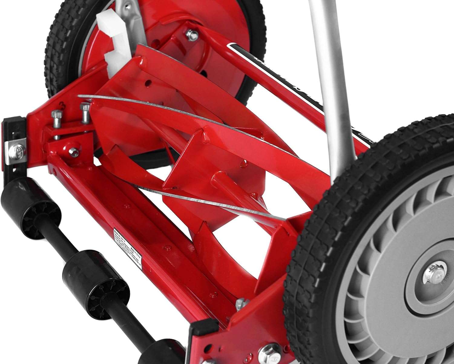 Great States 304-14 14-Inch 5-Blade Push Reel Lawn Mower, Red, Model Number- 304-14, Cutting Width- 14.0 inches - 6