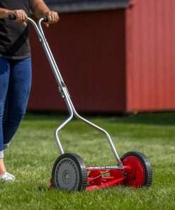 Great States 304-14 14-Inch 5-Blade Push Reel Lawn Mower, Red, Model Number- 304-14, Cutting Width- 14.0 inches - 8