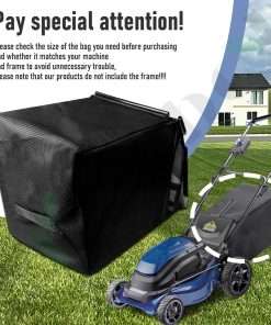 Lawn Mower Rear Grass Catcher Bag Comapatible with Kobalt 40V Max KM 2041B-06, 2040X-06 (Without Grass Catcher Frame) - 6
