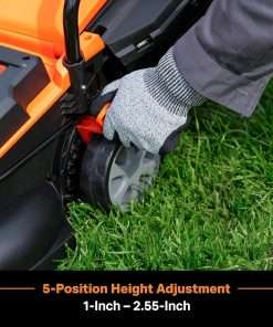 LawnMaster 20VMWGT 24V Max 13-inch Lawn Mower and Grass Trimmer 10-inch Combo with 2x4.0Ah Batteries and Charger - 3