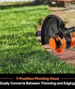 LawnMaster 20VMWGT 24V Max 13-inch Lawn Mower and Grass Trimmer 10-inch Combo with 2x4.0Ah Batteries and Charger - 4