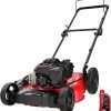 PowerSmart Gas Lawn Mower 21-Inch, 125cc Briggs and Stratton E300 Engine, 2-in-1 Mulching Push Mower with High Rear Wheels B8721C - 1