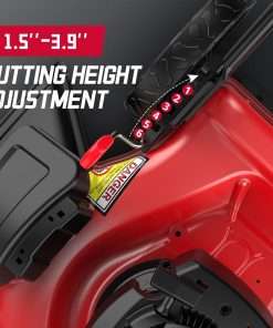 PowerSmart Gas Lawn Mower 21-Inch, 125cc Briggs and Stratton E300 Engine, 2-in-1 Mulching Push Mower with High Rear Wheels B8721C - 6