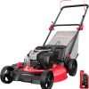 PowerSmart Gas Lawn Mower, 21-inch 140 cc Briggs and Stratton E550 Engine, 3-in-1 Push Mower with Bagging B8621P - 1