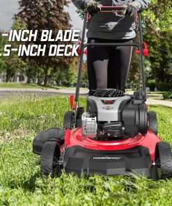 PowerSmart Gas Lawn Mower, 21-inch 140 cc Briggs and Stratton E550 Engine, 3-in-1 Push Mower with Bagging B8621P - 4