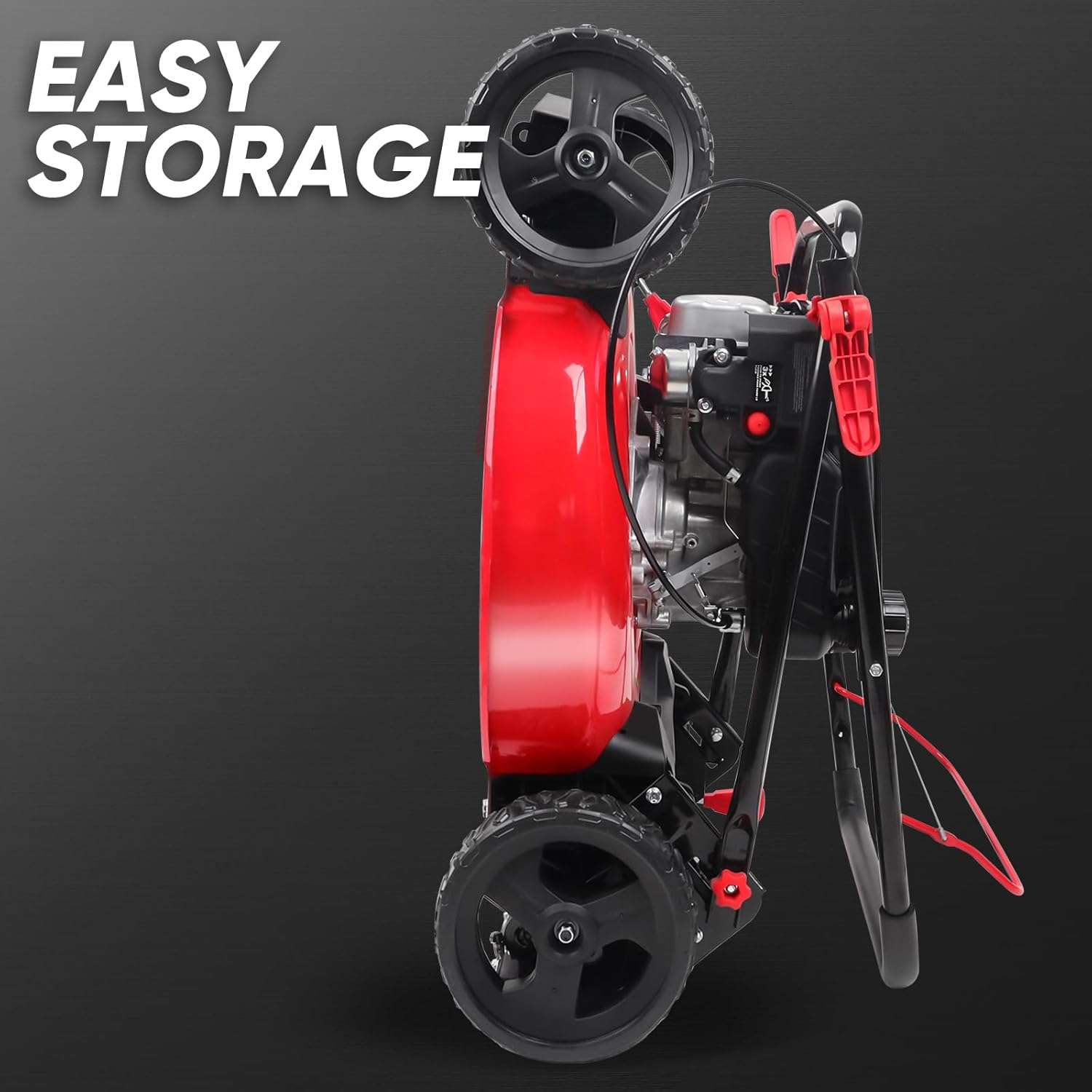 PowerSmart Gas Lawn Mower, 21-inch 140 cc Briggs and Stratton E550 Engine, 3-in-1 Push Mower with Bagging B8621P - 6