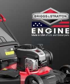 PowerSmart Gas Lawn Mower, 21-inch 140 cc Briggs and Stratton E550 Engine, 3-in-1 Push Mower with Bagging B8621P - 7