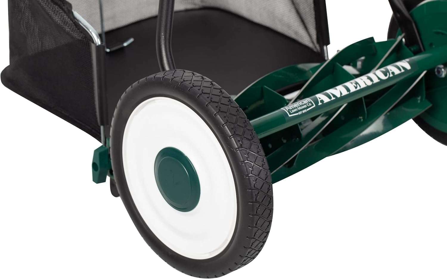 American Lawn Mower Company 1725-16GC 16-inch 7-Blade Reel Mower with Grass Catcher, Specialty Grass Mower, Green - 11