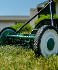 American Lawn Mower Company 1725-16GC 16-inch 7-Blade Reel Mower with Grass Catcher, Specialty Grass Mower, Green - 7
