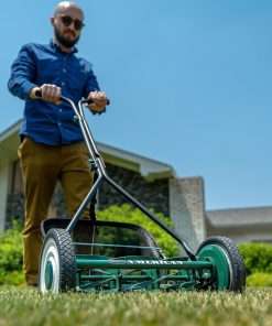 American Lawn Mower Company 1725-16GC 16-inch 7-Blade Reel Mower with Grass Catcher, Specialty Grass Mower, Green - 8