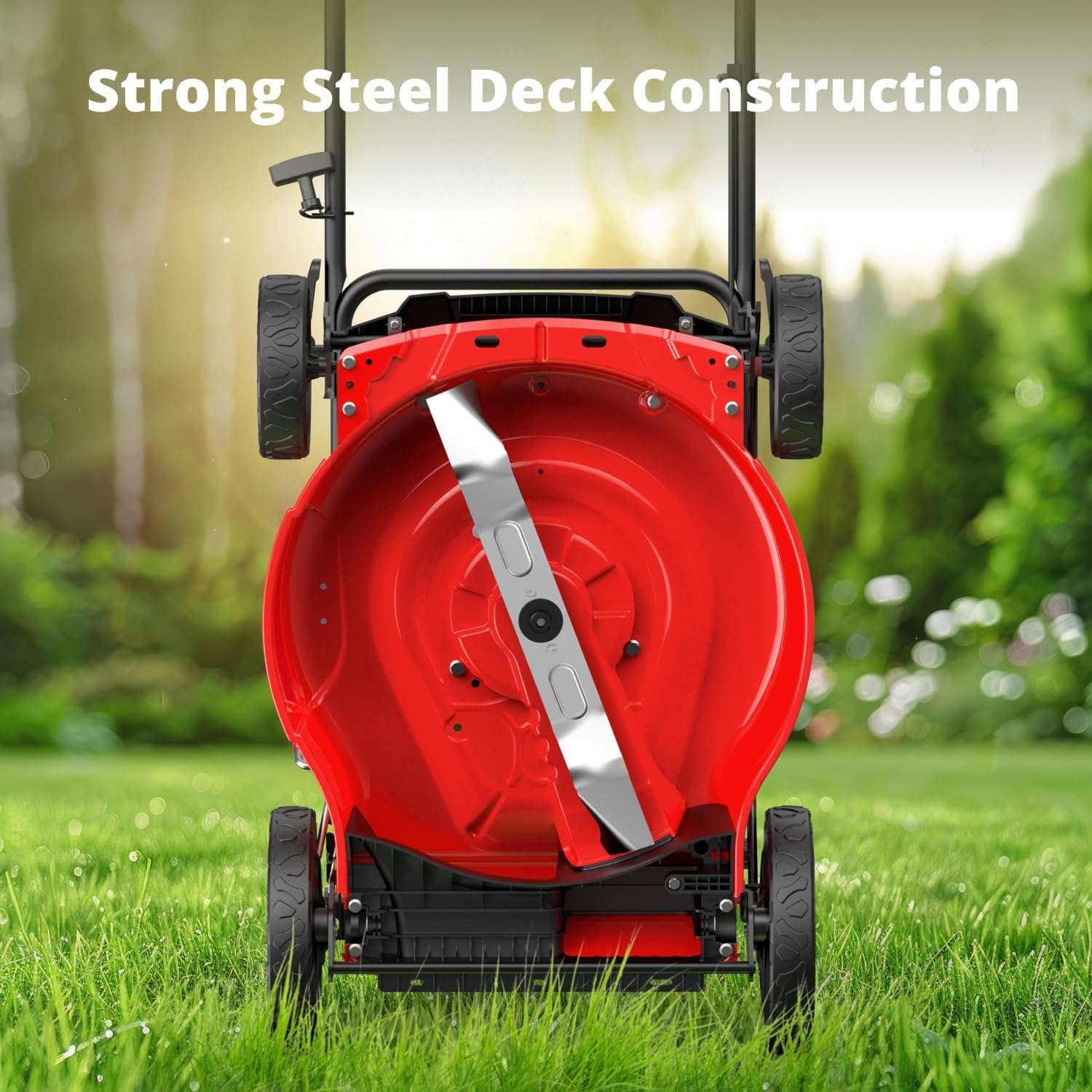 PowerSmart 21 B&S Engine 140cc Self Propelled Lawn Mower - Steel Deck, 6-Height Adjustments, 3-in-1 Mulching Capability - 6