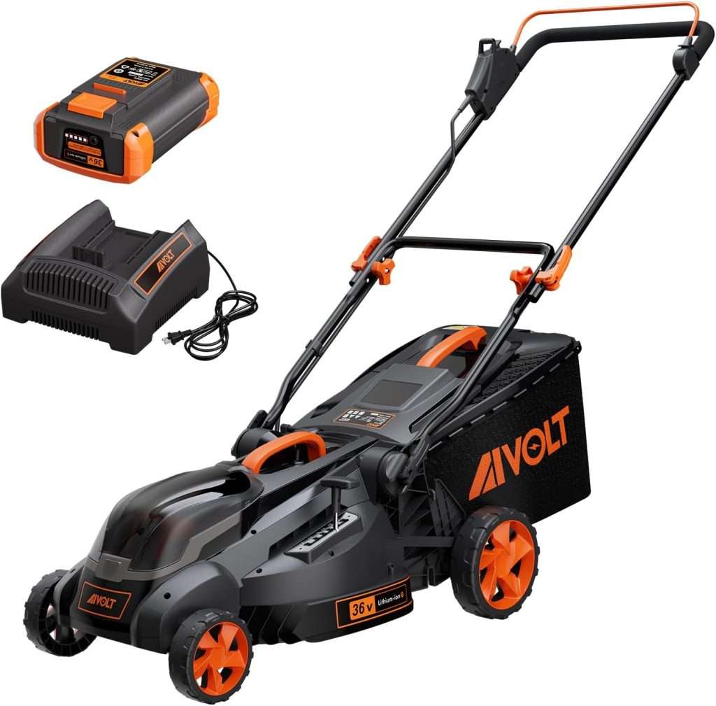 AIVOLT Cordless Lawn Mower product image