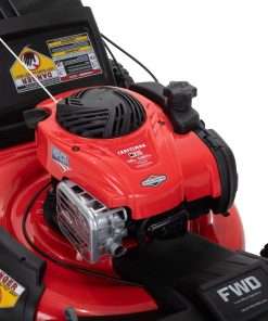 CRAFTSMAN Self-Propelled Gas Powered Lawn Mower, 21 Inch, 3-in-1 Mulching Push Mower with Bag, 6 Adjustable Heights, 140cc OHV Engine (M215) - 4