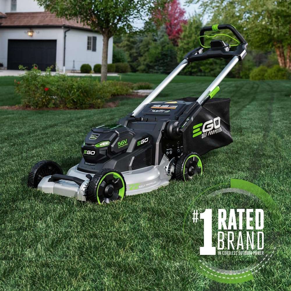 EGO LM2200SP 22-Inch Aluminum Deck Select Cut™ Self-Propelled Lawn Mower, Battery and Charger Not Included - 2