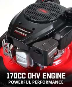 PowerSmart Self Propelled Gas Lawn Mower, 21-Inch 170cc OHV Engine RWD Single-Speed 3-in-1 with Bagging 2024 Version - 4