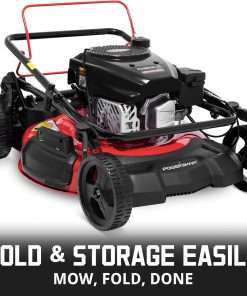 PowerSmart Self Propelled Gas Lawn Mower, 21-Inch 170cc OHV Engine RWD Single-Speed 3-in-1 with Bagging 2024 Version - 7