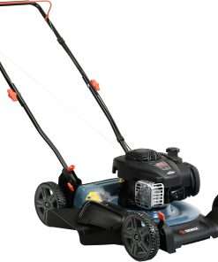 SENIX LSPG-M3 21-Inch Gas Push Lawn Mower with 125 cc 4-Cycle Briggs & Stratton Engine, Mulching and Side Discharge, 6-Position Dual Lever Height Adjustment - 1