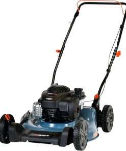 SENIX LSPG-M3 21-Inch Gas Push Lawn Mower with 125 cc 4-Cycle Briggs & Stratton Engine, Mulching and Side Discharge, 6-Position Dual Lever Height Adjustment - 8