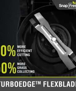 SnapFresh Electric Lawn Mower Cordless - 40V (2 x 20V) 16 Brushless Push Lawn Mower with 4.0Ah Battery x 2 and Fast Charger Included - Battery Operated Lawn Mower with Bagger - 4