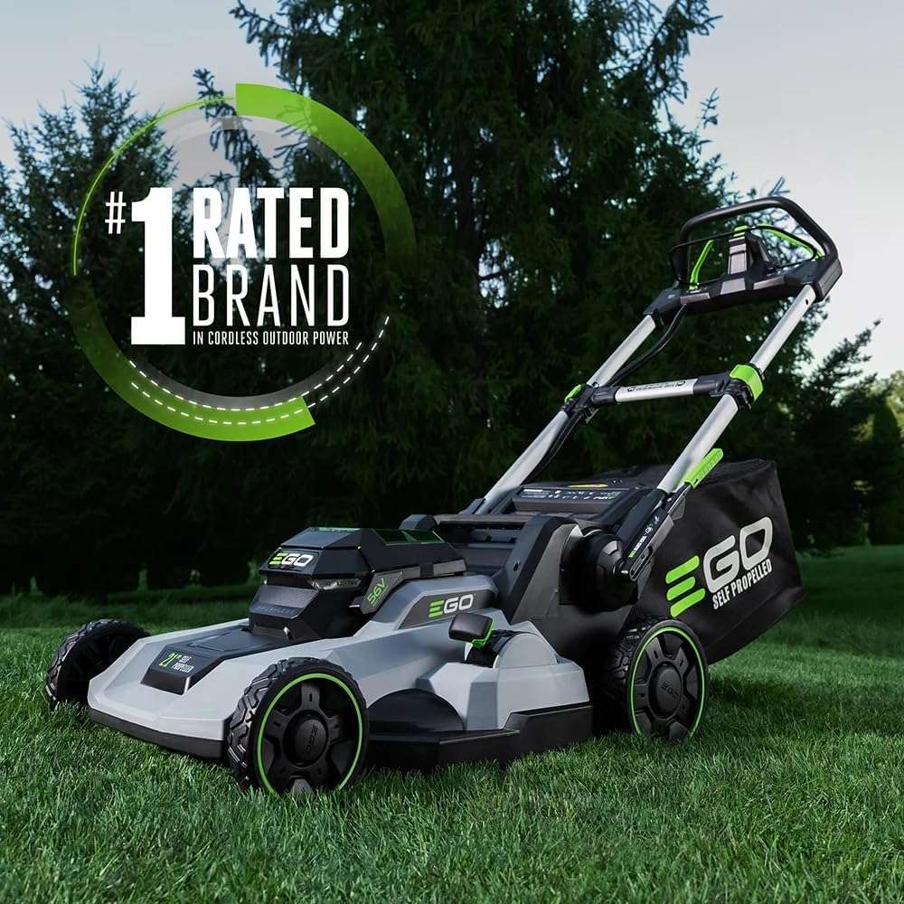 EGO POWER+ Electric Lawn Mower, Self-Propelled Cordless, Includes 56V 6.0Ah Battery And 320W Charger - LM2114SP - 2