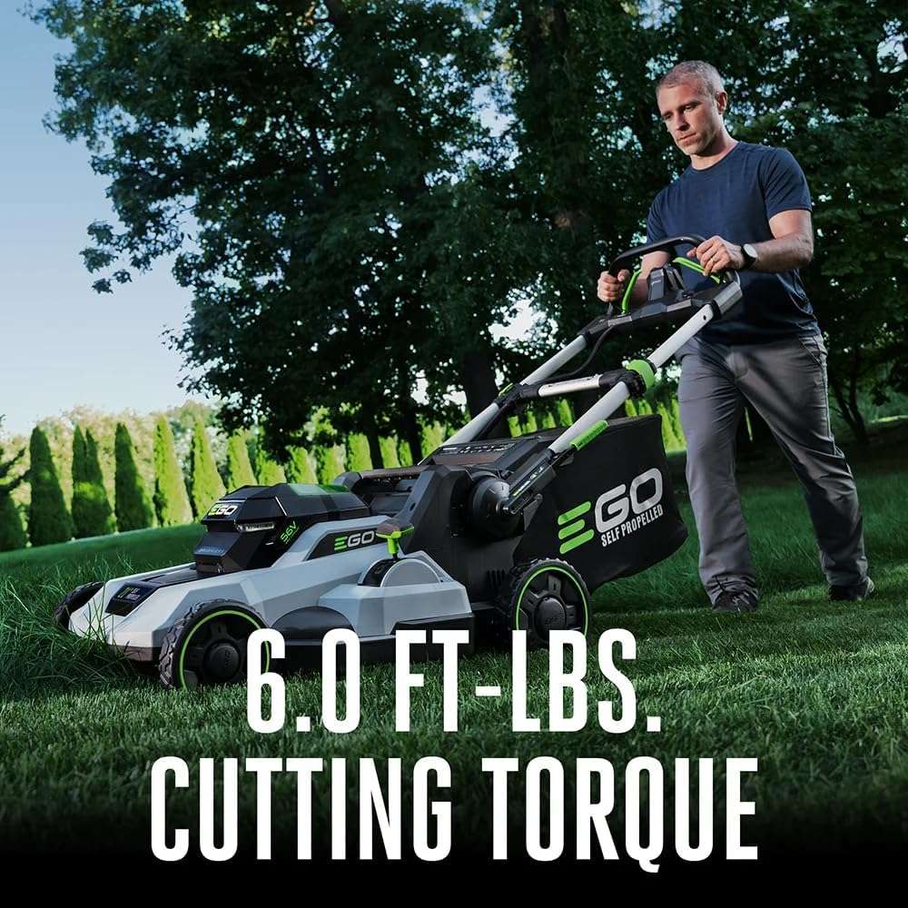 EGO POWER+ Electric Lawn Mower, Self-Propelled Cordless, Includes 56V 6.0Ah Battery And 320W Charger - LM2114SP - 5