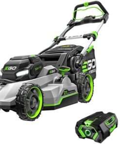 EGO POWER+ Electric Lawn Mower, Self-Propelled Cordless with Select Cut and Touch Drive, Includes (2) 56V 4.0Ah Batteries and Rapid Charger – LM2132SP-2 - 1
