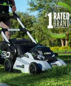 EGO POWER+ Electric Lawn Mower, Self-Propelled Cordless with Select Cut and Touch Drive, Includes (2) 56V 4.0Ah Batteries and Rapid Charger – LM2132SP-2 - 2