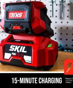 SKIL 40V Brushless 20 Push Mower Kit Including 6.0Ah Battery and 150W Charger-PM4910-15 - 3