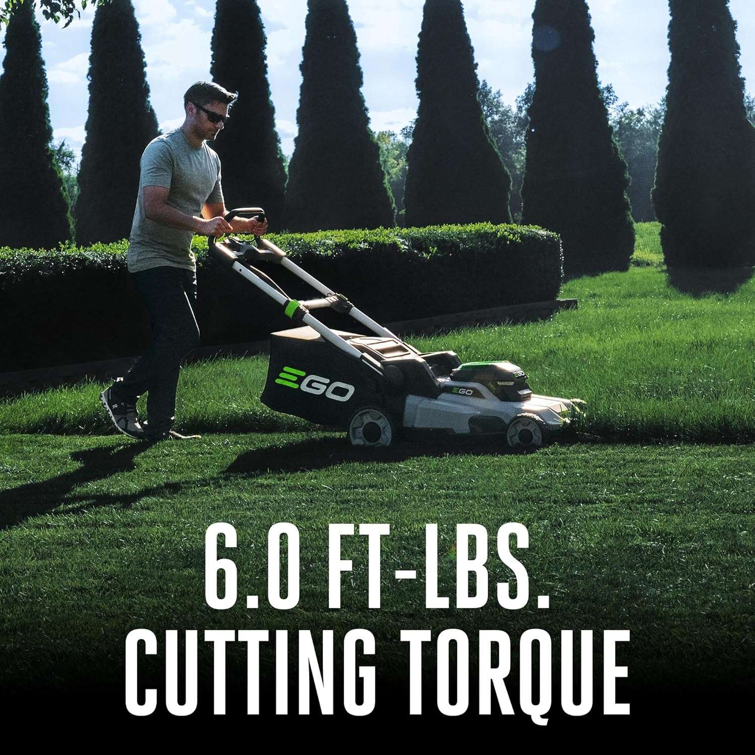 EGO POWER+ Electric Lawn Mower, Cordless, Includes 56V 6.0Ah Battery And 320W Charger - LM2114 - 3
