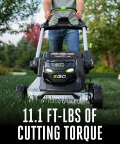 EGO Power+ LM2206SP 56-Volt 22-Inch Aluminum Deck Select Cut Self-Propelled Cordless Lawn Mower with 10.0Ah Battery, 700W Turbo Charger Included Plus Extra BA2800T 5.0Ah Battery - 3