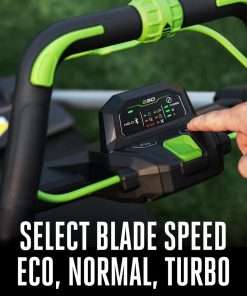 EGO Power+ LM2206SP 56-Volt 22-Inch Aluminum Deck Select Cut Self-Propelled Cordless Lawn Mower with 10.0Ah Battery, 700W Turbo Charger Included Plus Extra BA2800T 5.0Ah Battery - 5